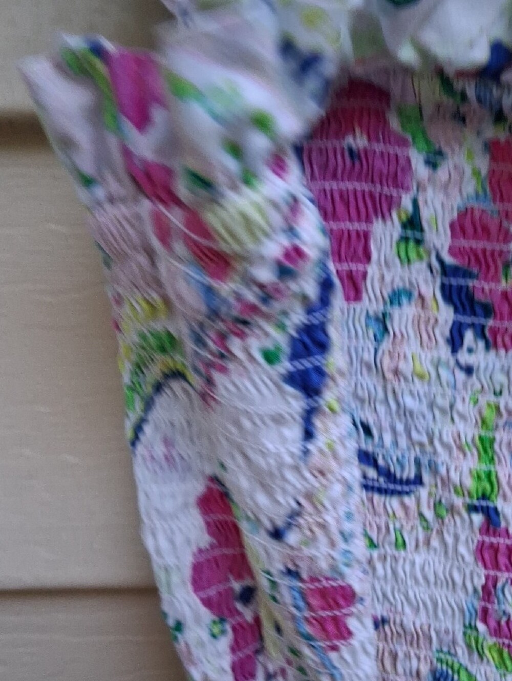 crown & ivy Pink and Green Floral Tiered Maxi Sundress - Picture 9 of 16